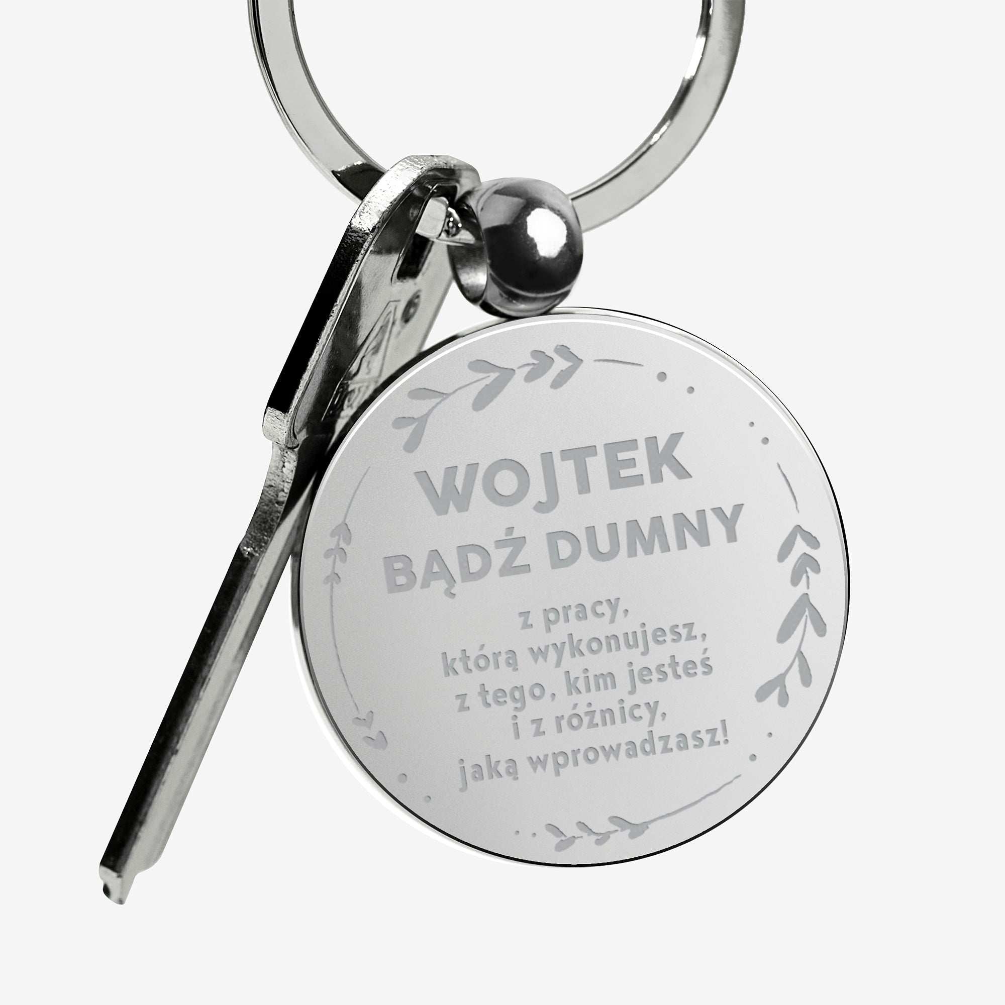 Brelok na prezent dla wolontariusza upominek dla wolontariusza brelok z grawerem