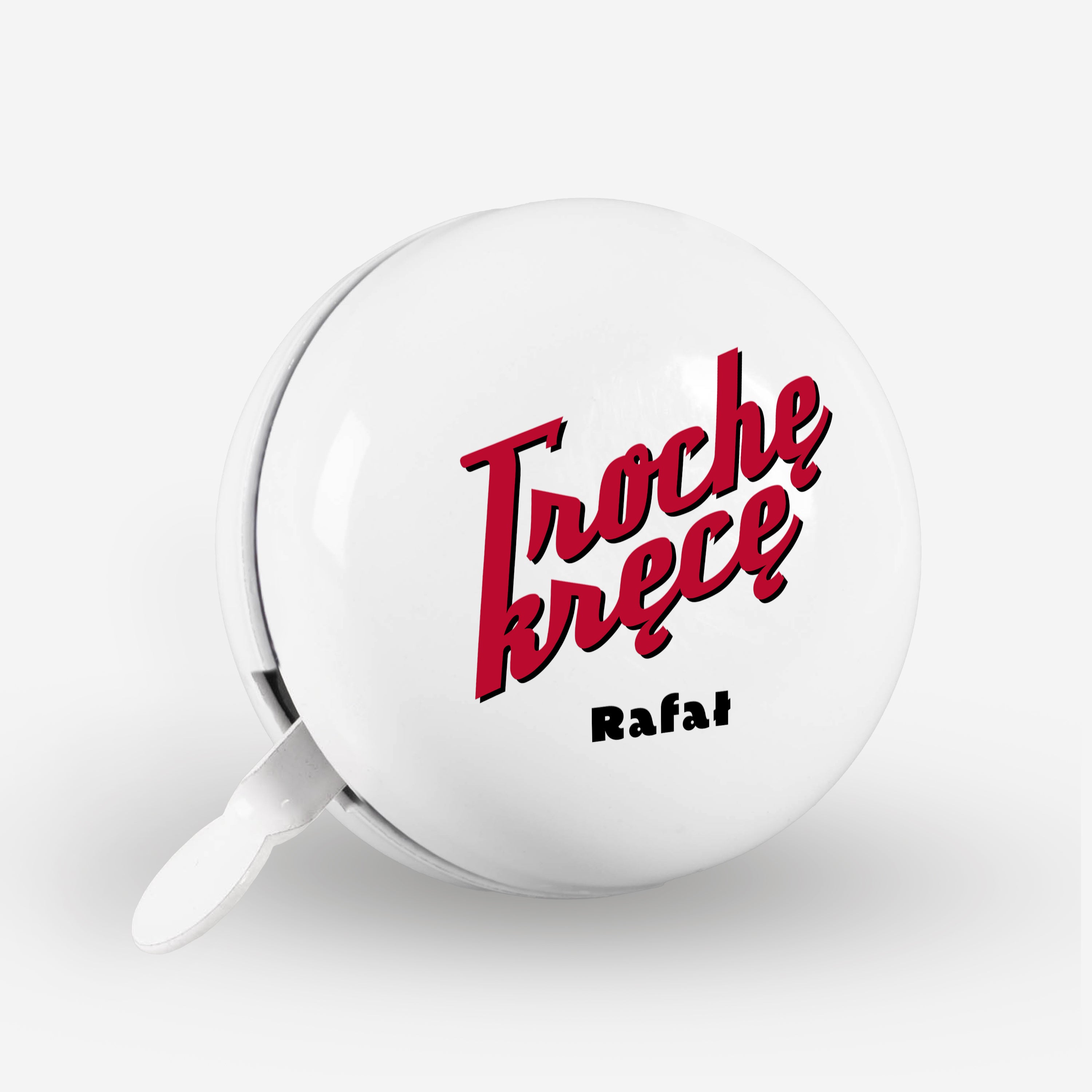 Personalizowany dzwonek rowerowy - trochę kręcę
