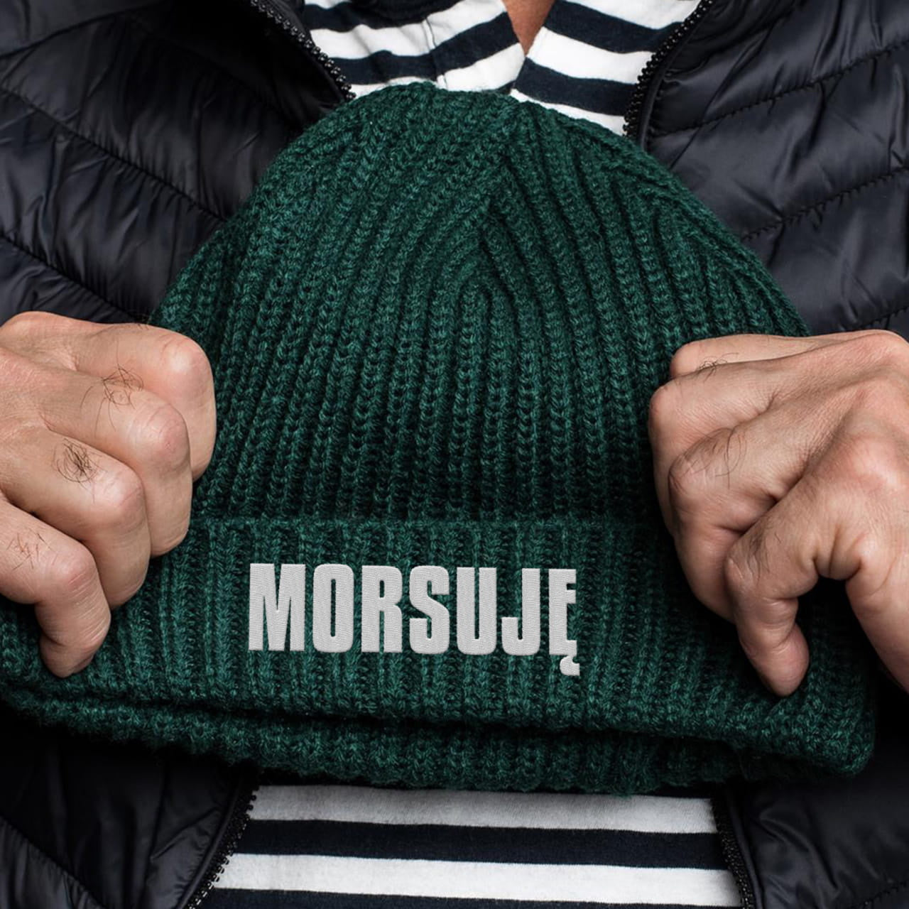 Czapka do morsowania - prezent dla morsa personalizowana czapka czapka dla morsa czapka morsa