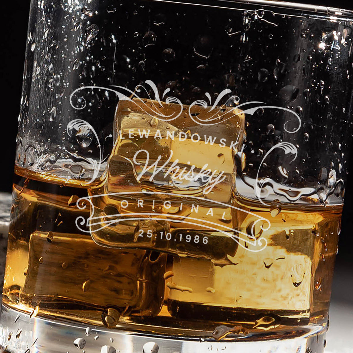 Szklanka do whisky z grawerem dla niego Oryginalna Whisky prezent dla faceta prezent urodzinowy