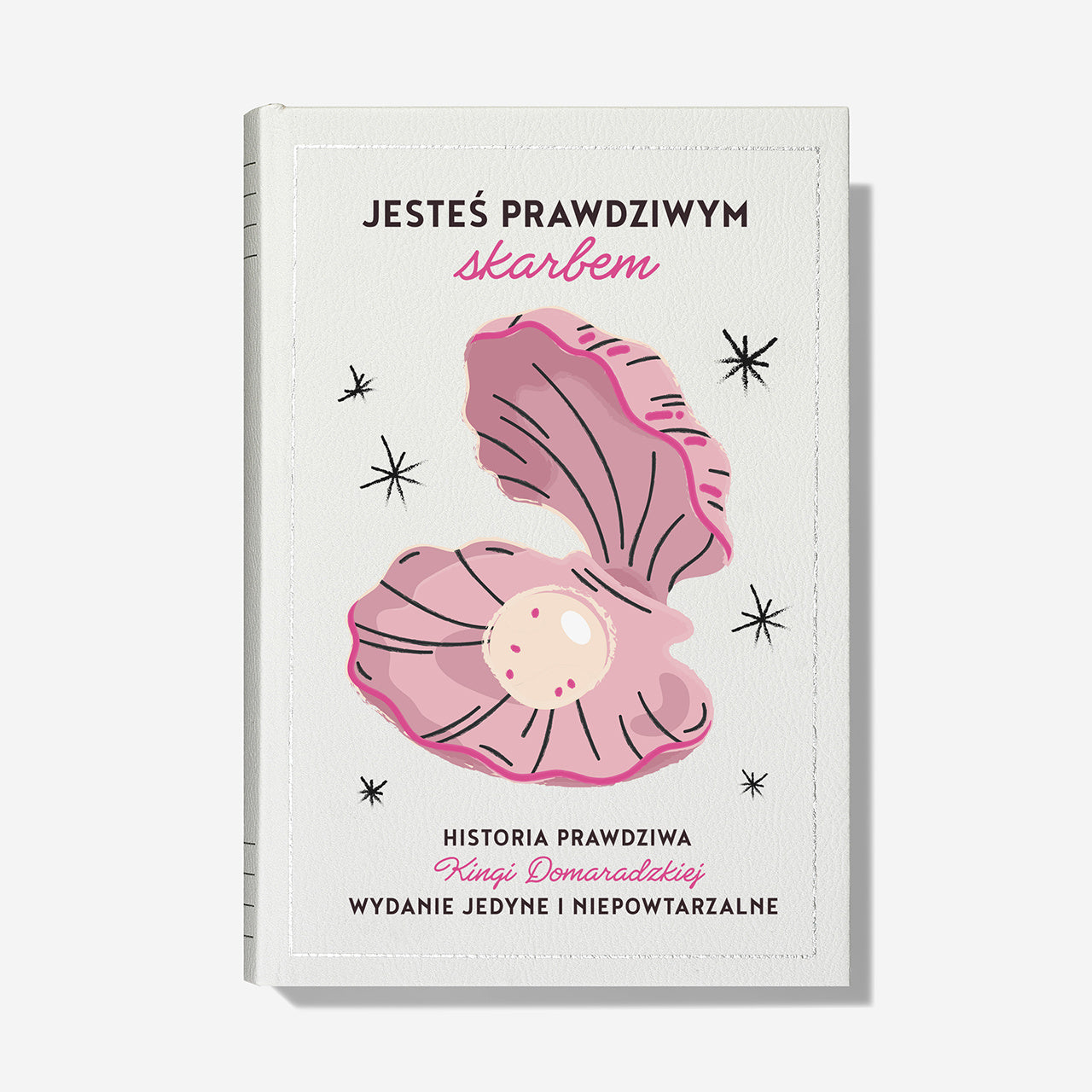 Personalizowane pudełko książka na biżuterię dla kobiety