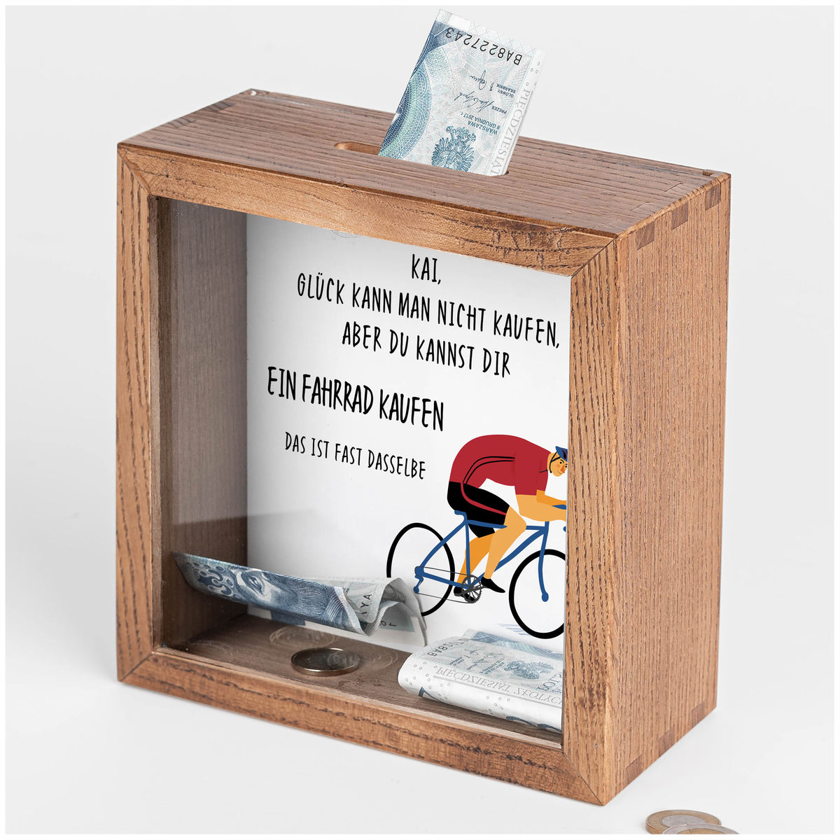 Spardose - ICH SPARE AUF EIN FAHRRAD