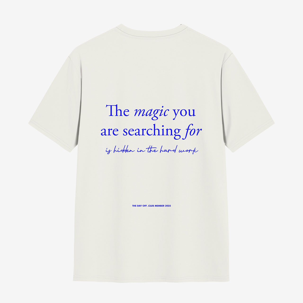Personalizowana koszulka TheDayOff Hard Work Magic - S