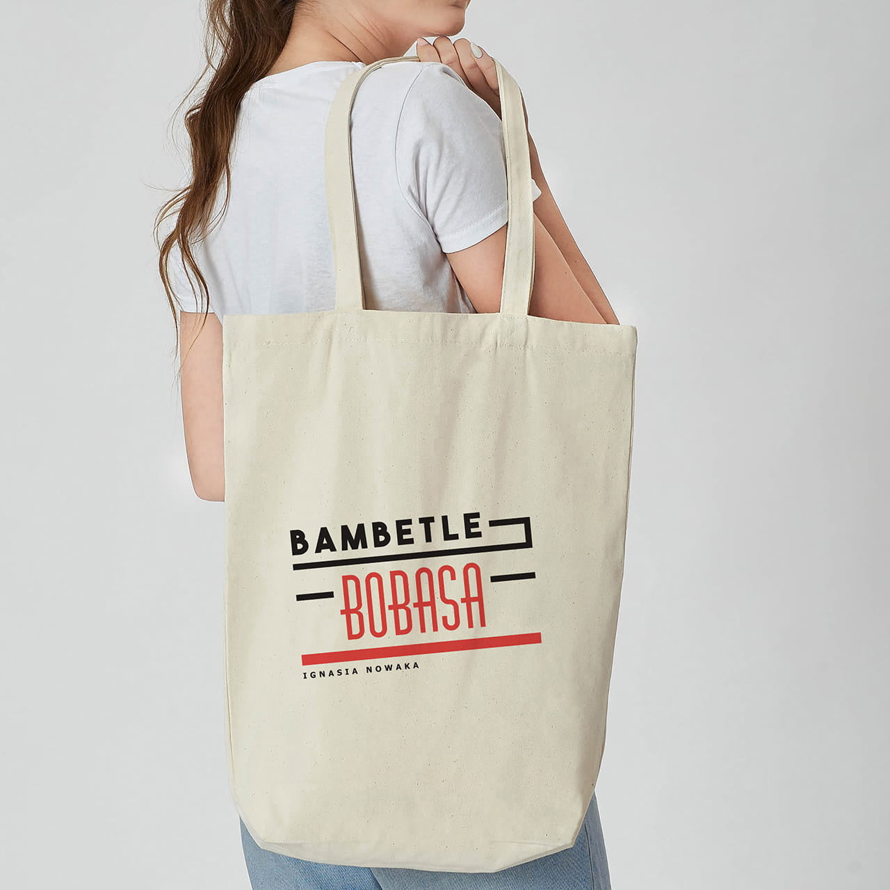 Torba ze śmiesznym nadrukiem - prezent na baby shower torba dla mamy prezent dla przyszłej mamy na zabawki