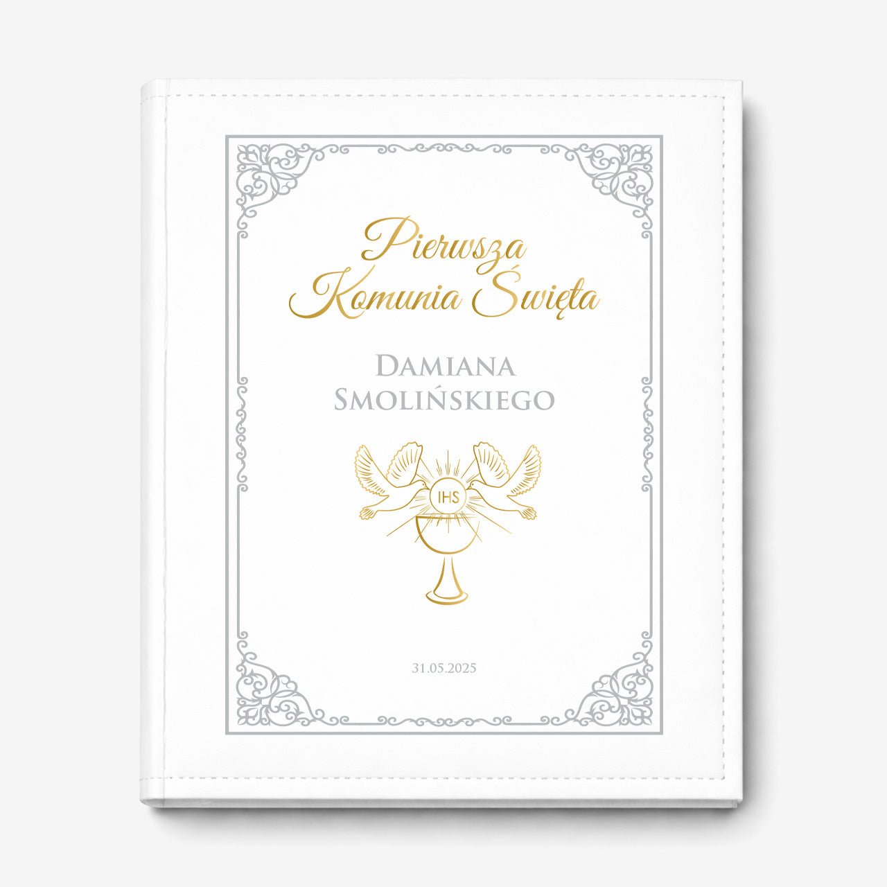 Album na zdjęcia Komunijne personalizowana pamiątka Pierwszej Komunii Świętej