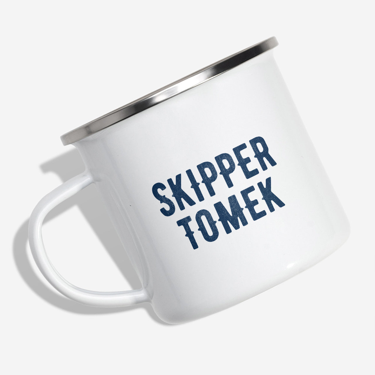 Kubek emaliowany dla żeglarza - skipper