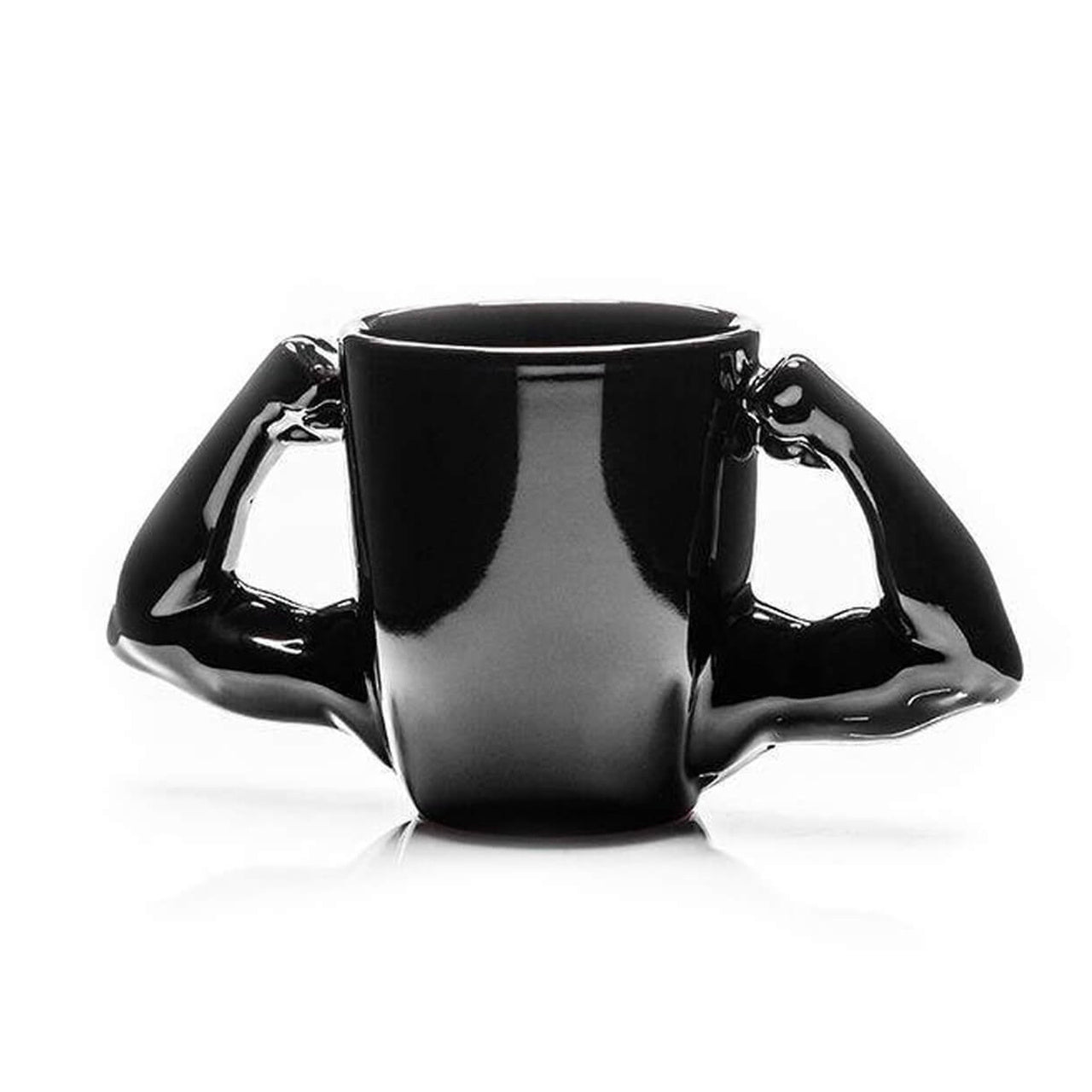 Śmieszny kubek dla siłacza