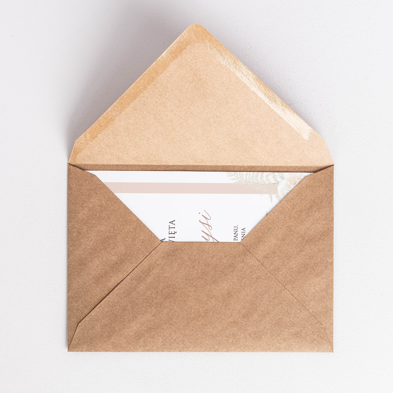 Kartka od Ojca Chrzestnego na Komunię