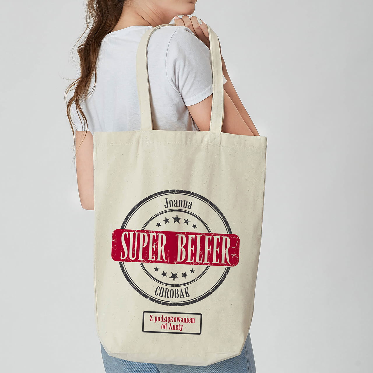 Personalizowana torba dla nauczyciela - super belfer