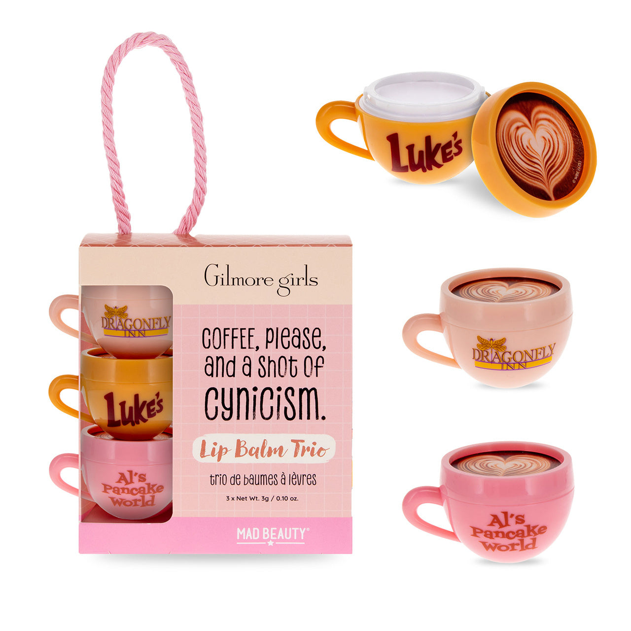 Zestaw błyszczyków Gilmore Girl's - prezent dla koleżanki