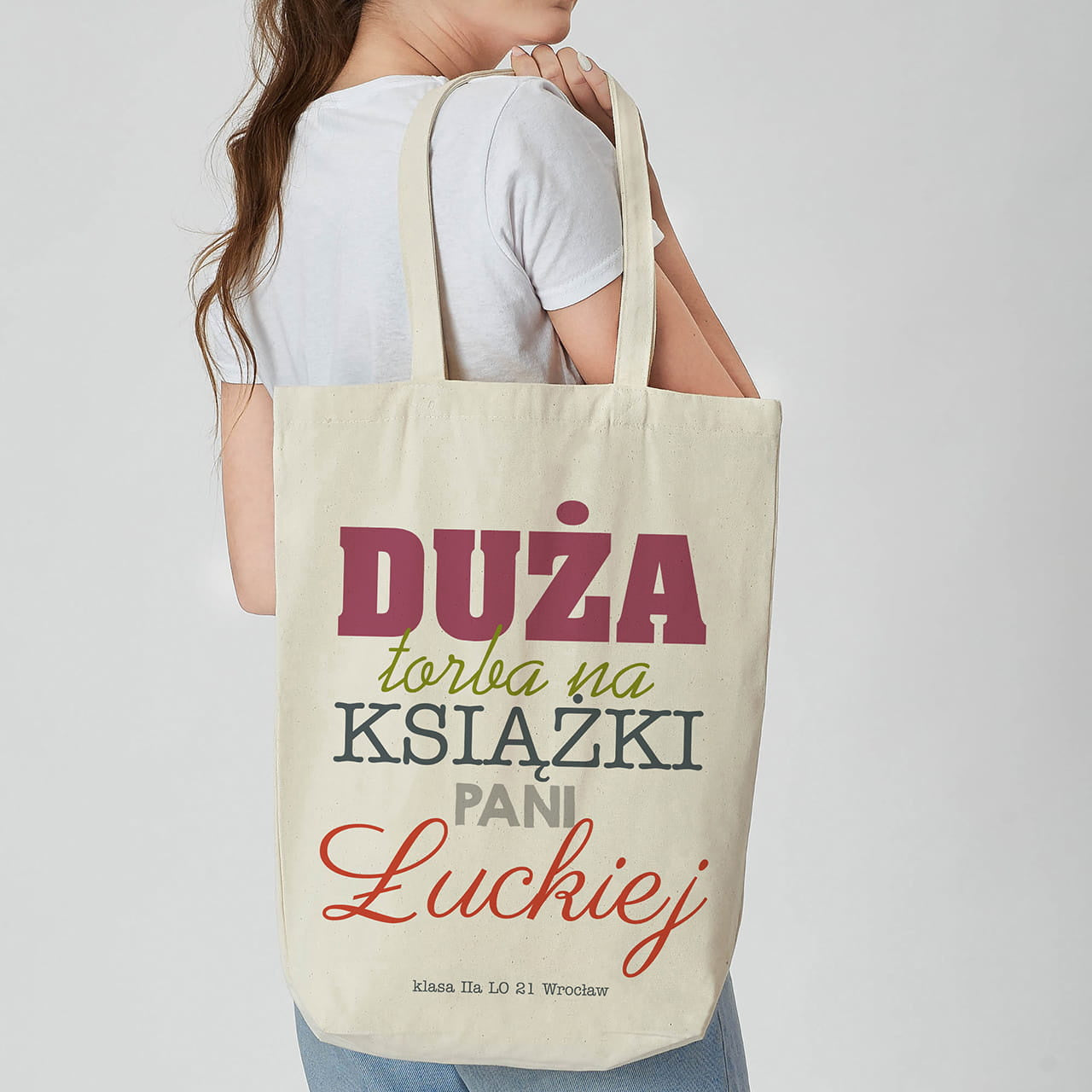 Torba na książki dla nauczyciela - prezent na Dzień Nauczyciela