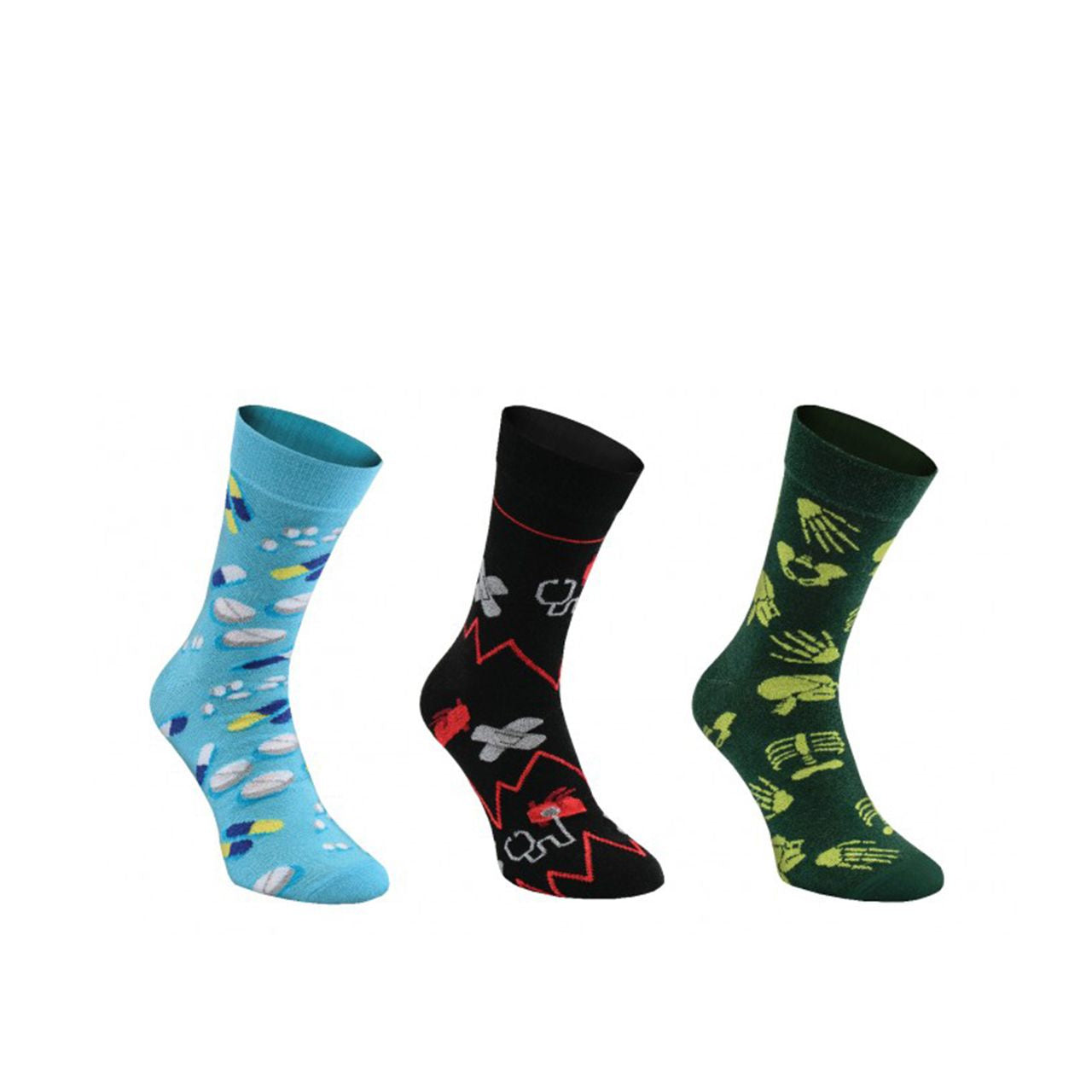 Skarpety dla lekarza 3 pary skarpetki dla lekarza prezent dla pielęgniarki prezent dla lekarza