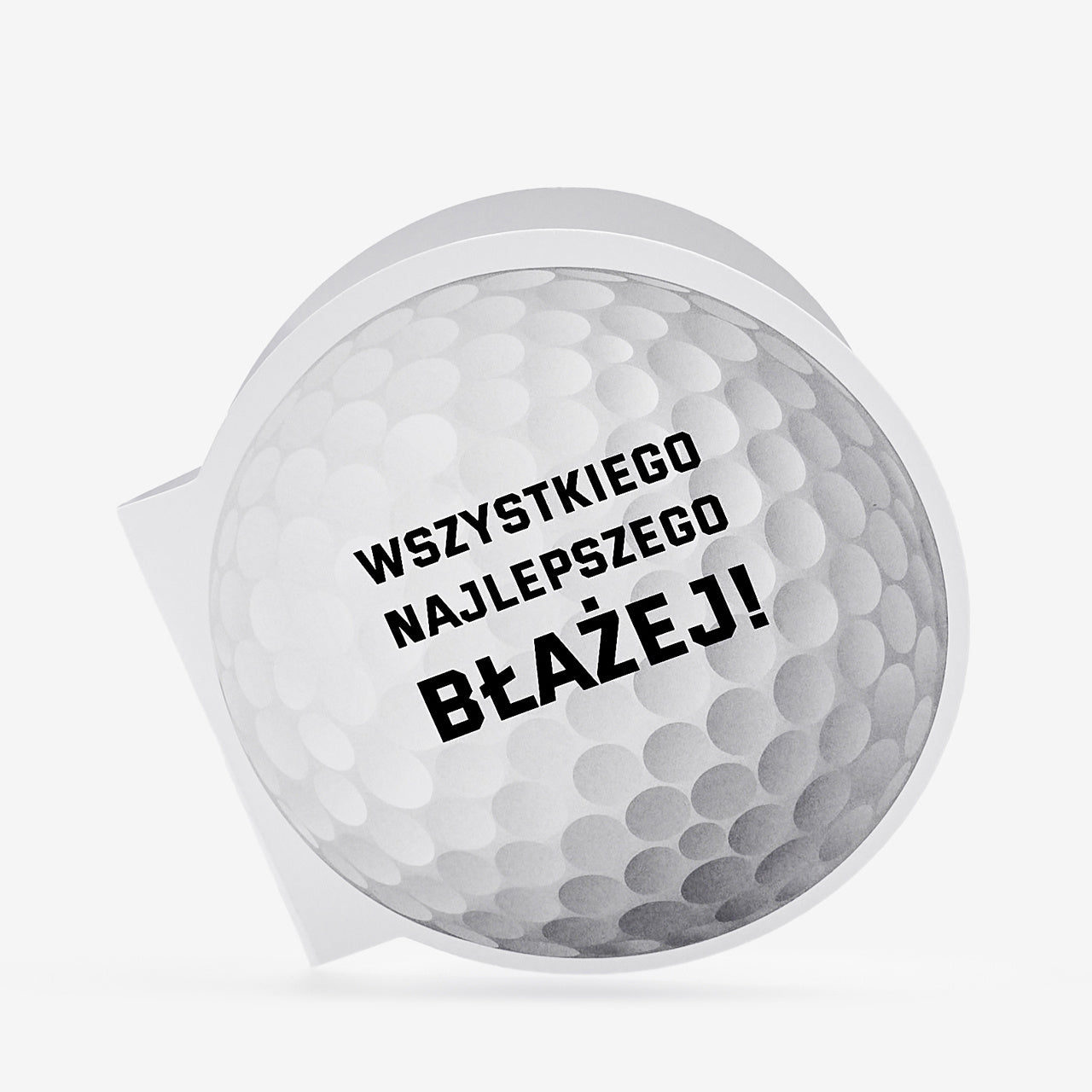 Personalizowana kartka dla gracza w golfa