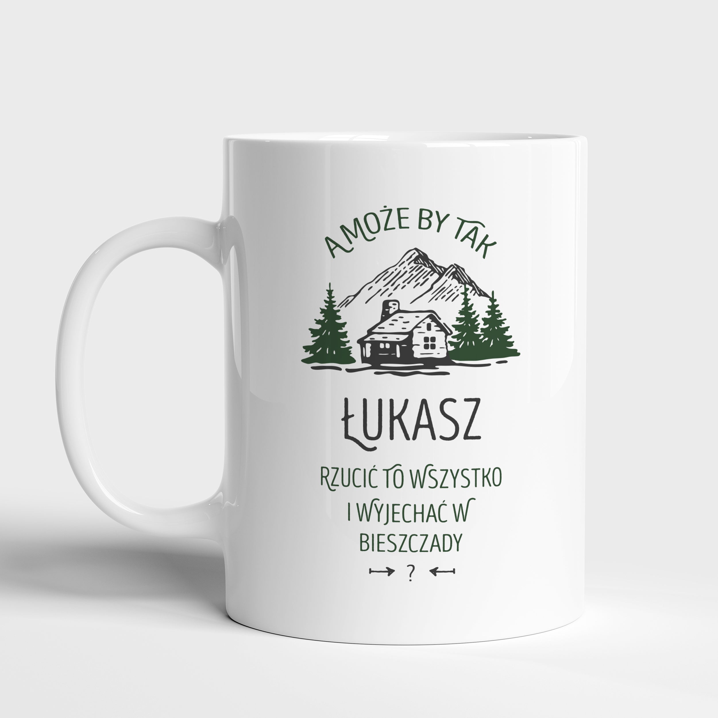 Kubek Bieszczady - prezent dla miłośnika gór personalizowany kubek kubek dla miłośnika gór kubek z nadrukiem