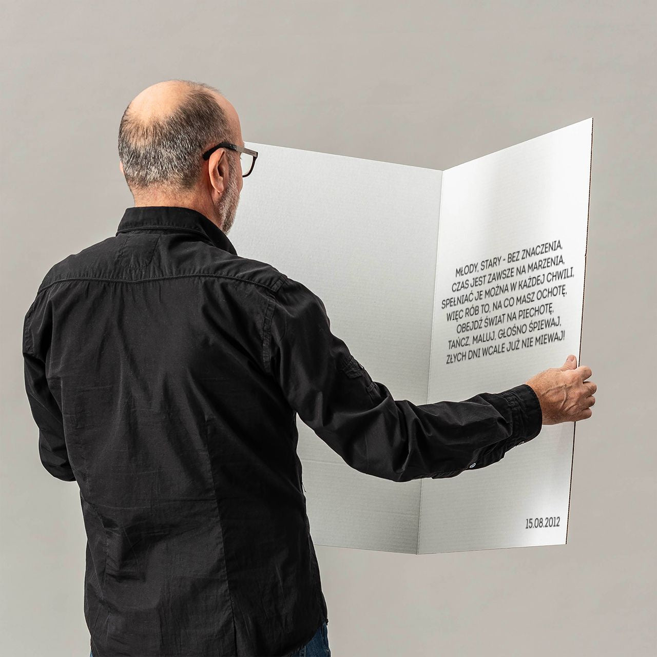 Duża kartka ze zdjęciem na urodziny xxl