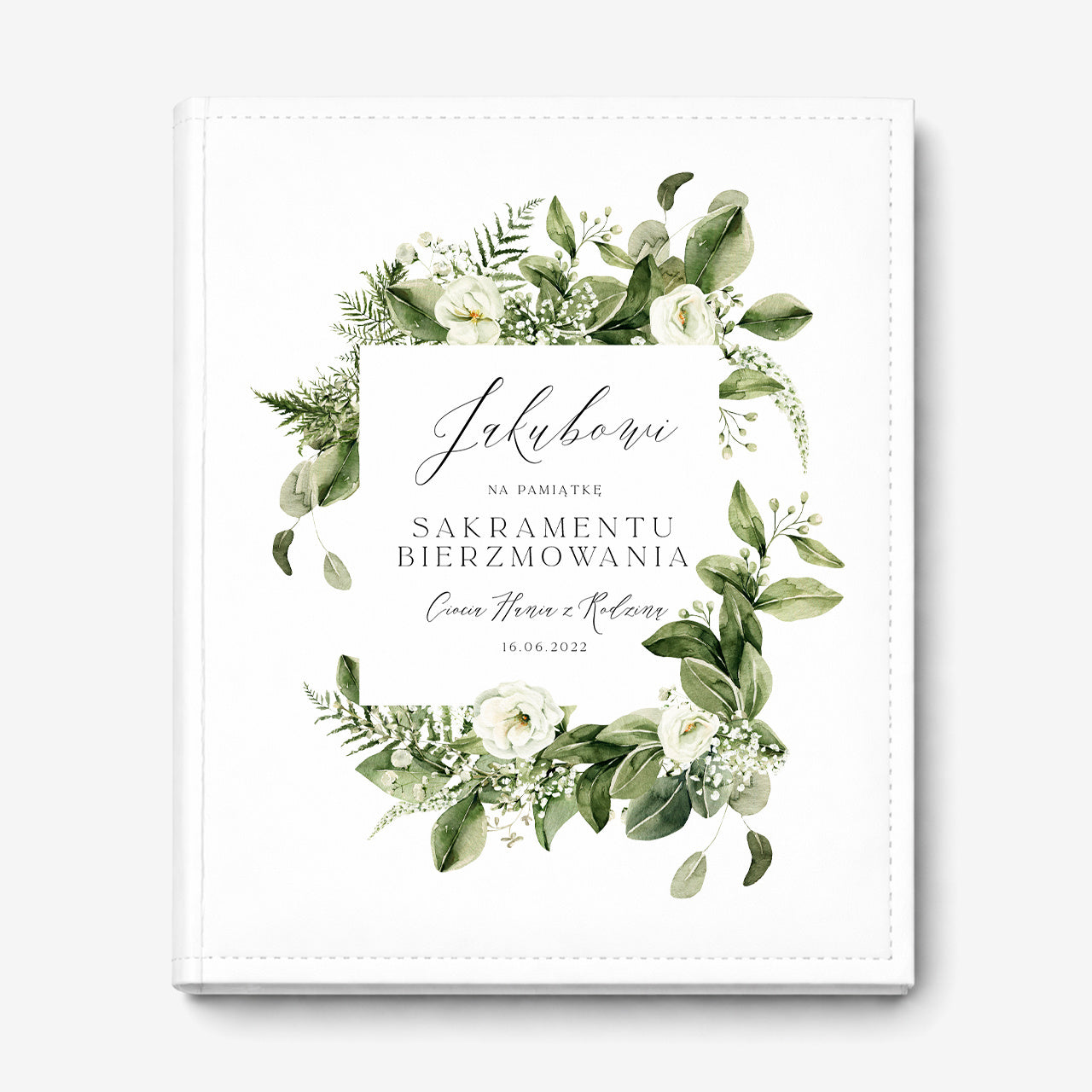 Personalizowany album z miejscem na Twój projekt prezent dla rodziców prezent dla dziadków