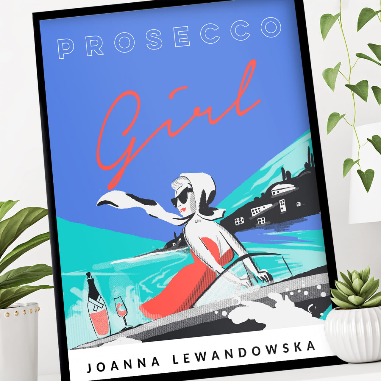 Personalizowany plakat dla miłośniczki prosecco