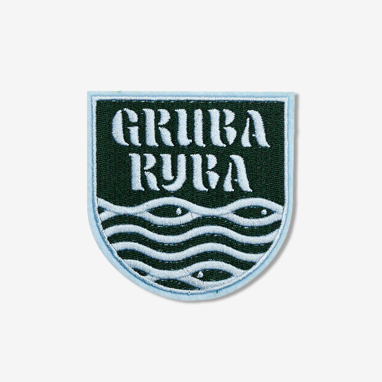 Naszywka dla wędkarza - gruba ryba
