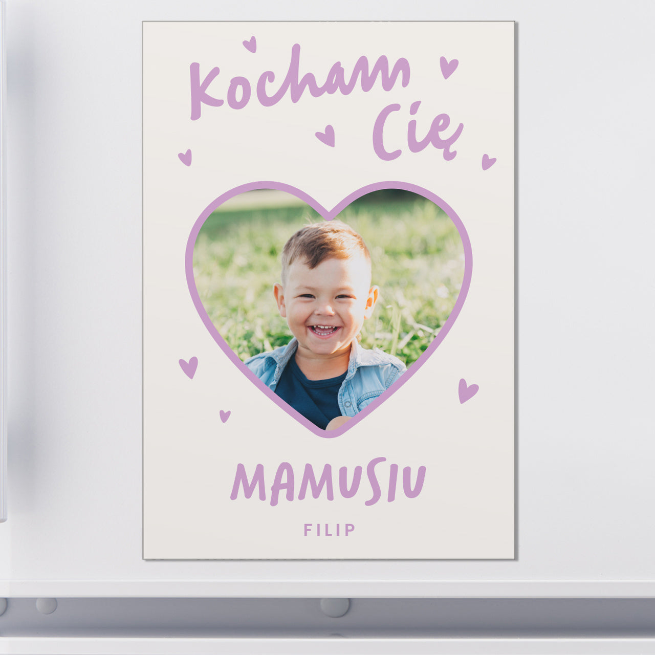 Magnes ze zdjęciem na Dzień Mamy prezent dla mamy na Dzień Mamy 