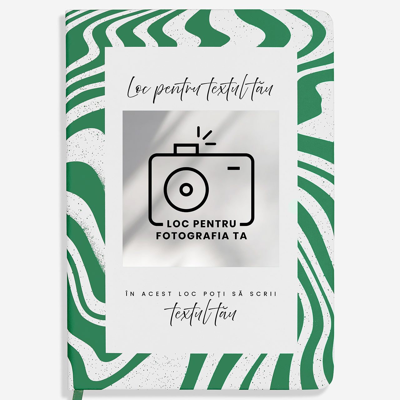 Personalizowany notatnik ze złotymi brzegami TWOJE ZDJĘCIE I TEKST
