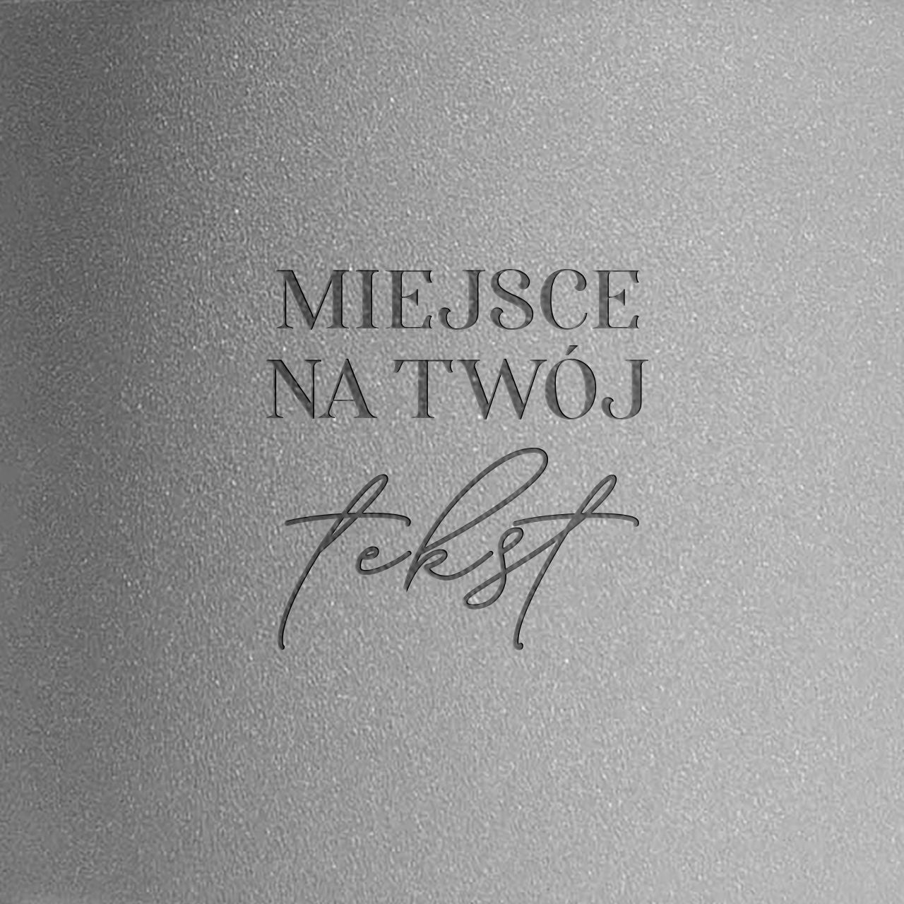 Grawerowana doniczka z własnym tekstem