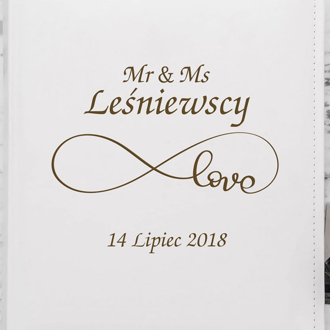 Album ślubny - Miłość na Zawsze - prezent na ślub cywilny prezent ślubny album na zdjęcia ślubne
