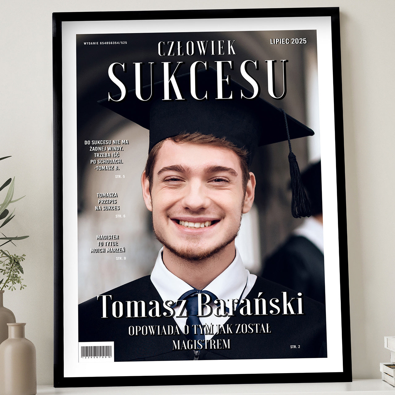 Plakat na zakończenie studiów