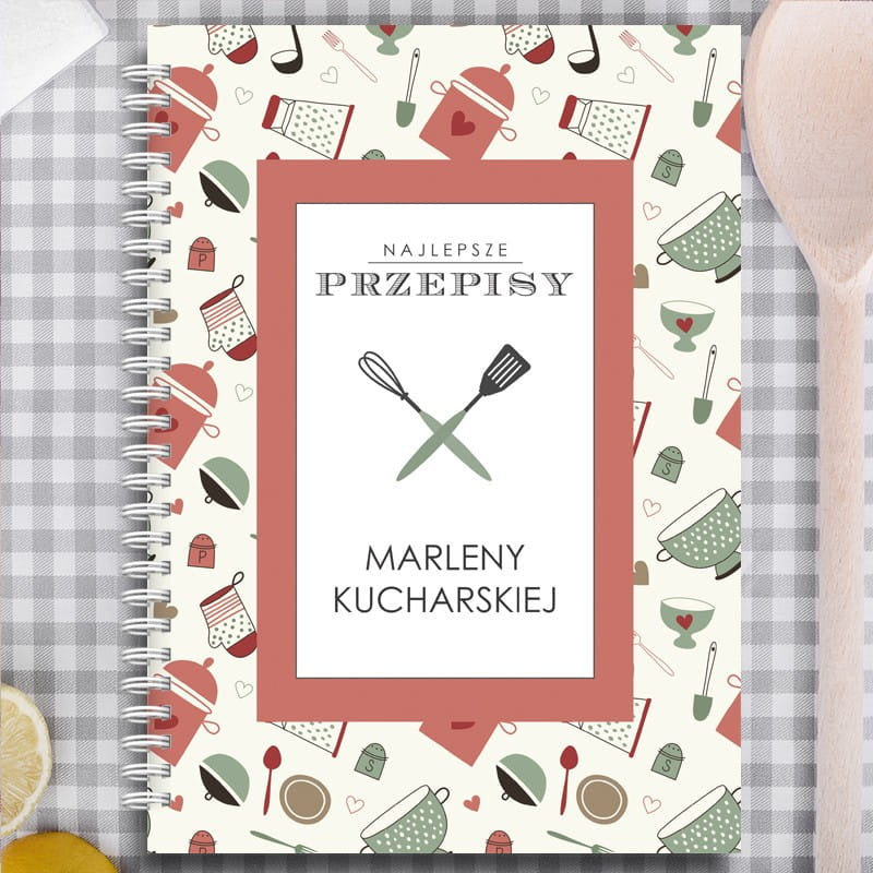 Zeszyt na przepisy na prezent dla mamy zeszyt na przepisy prezent dla mamy kuchnia