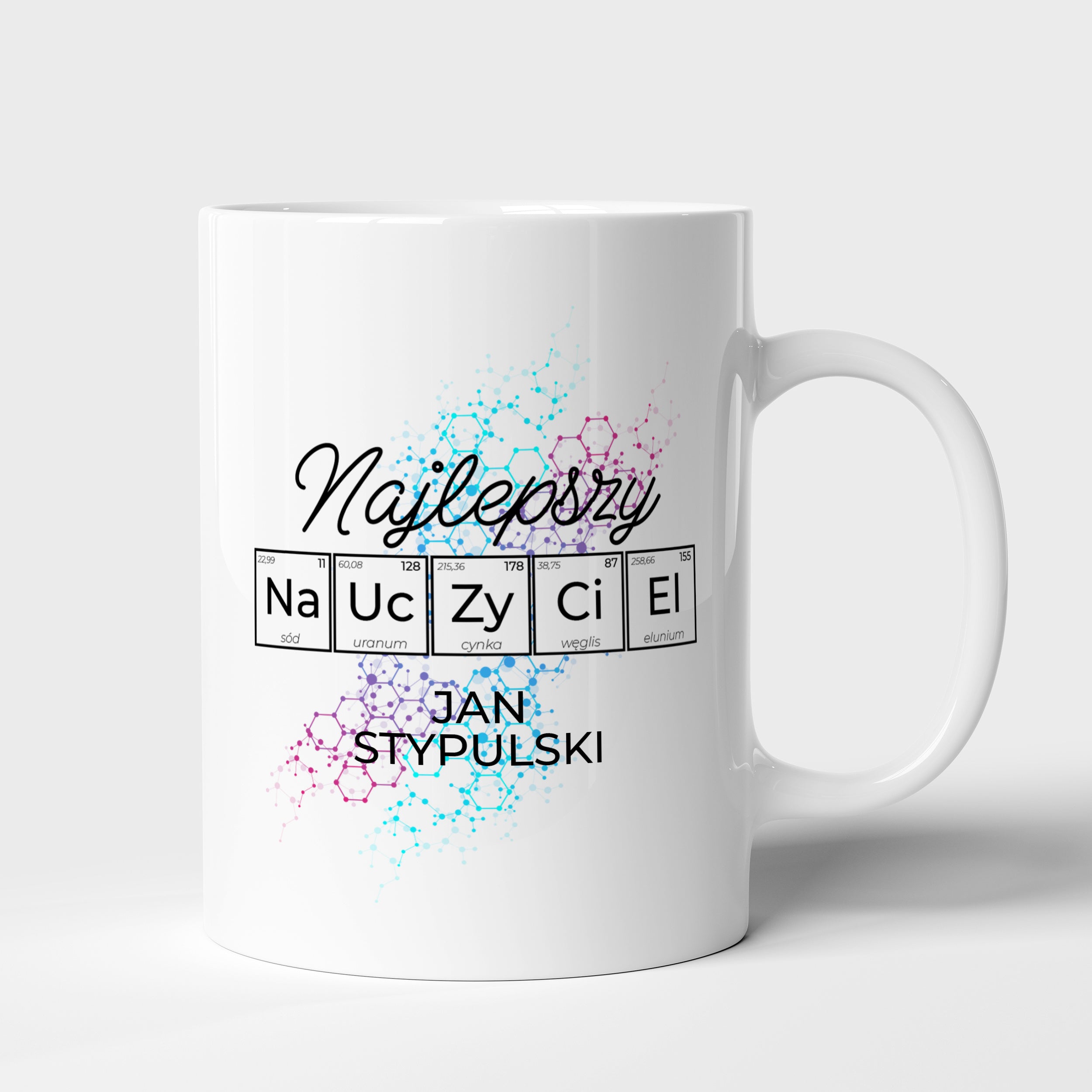 Kubek dla nauczyciela chemii personalizowany kubek prezent dla chemika prezent dla nauczyciela chemii