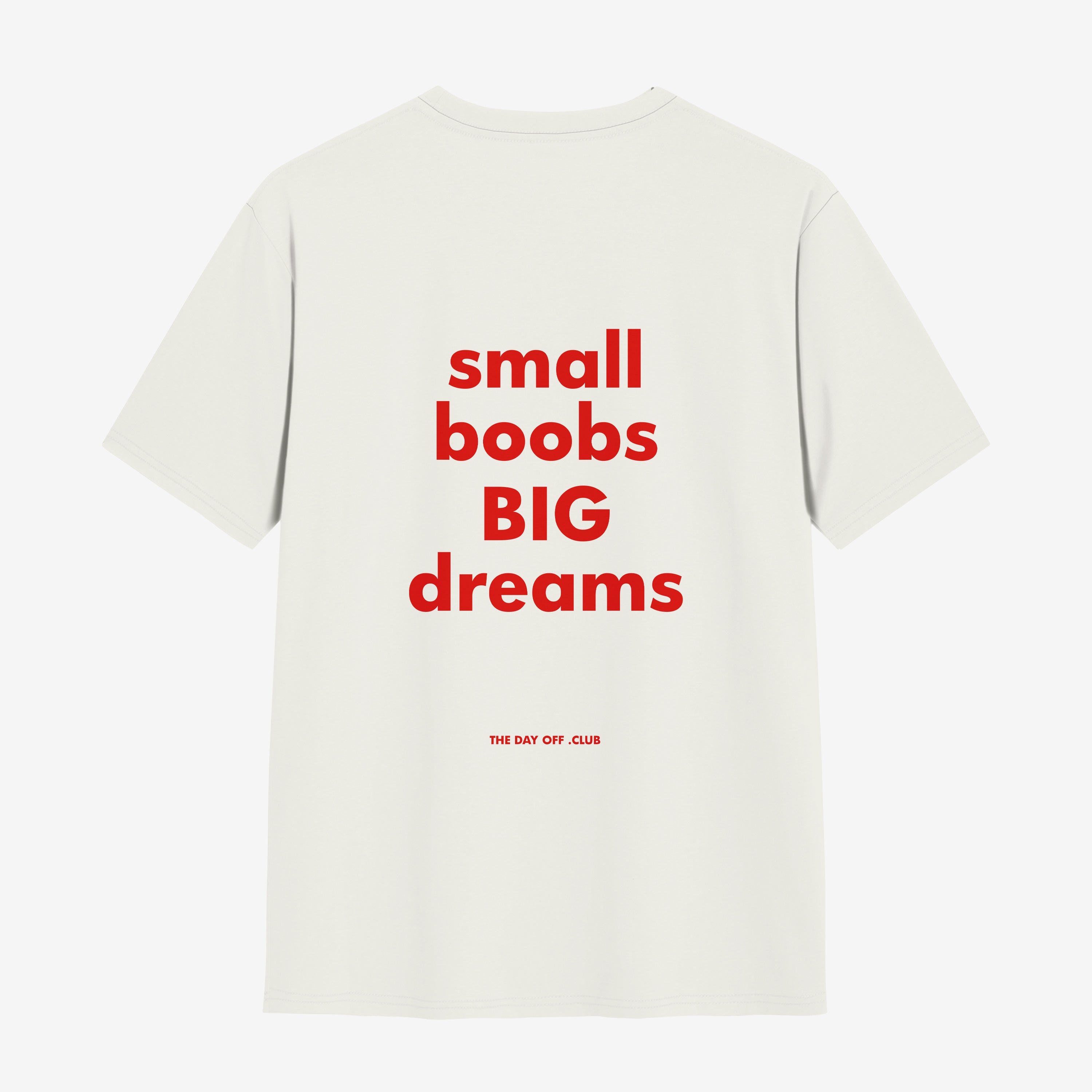 Personalizowana koszulka TheDayOff Small Boobs Big Dreams - L