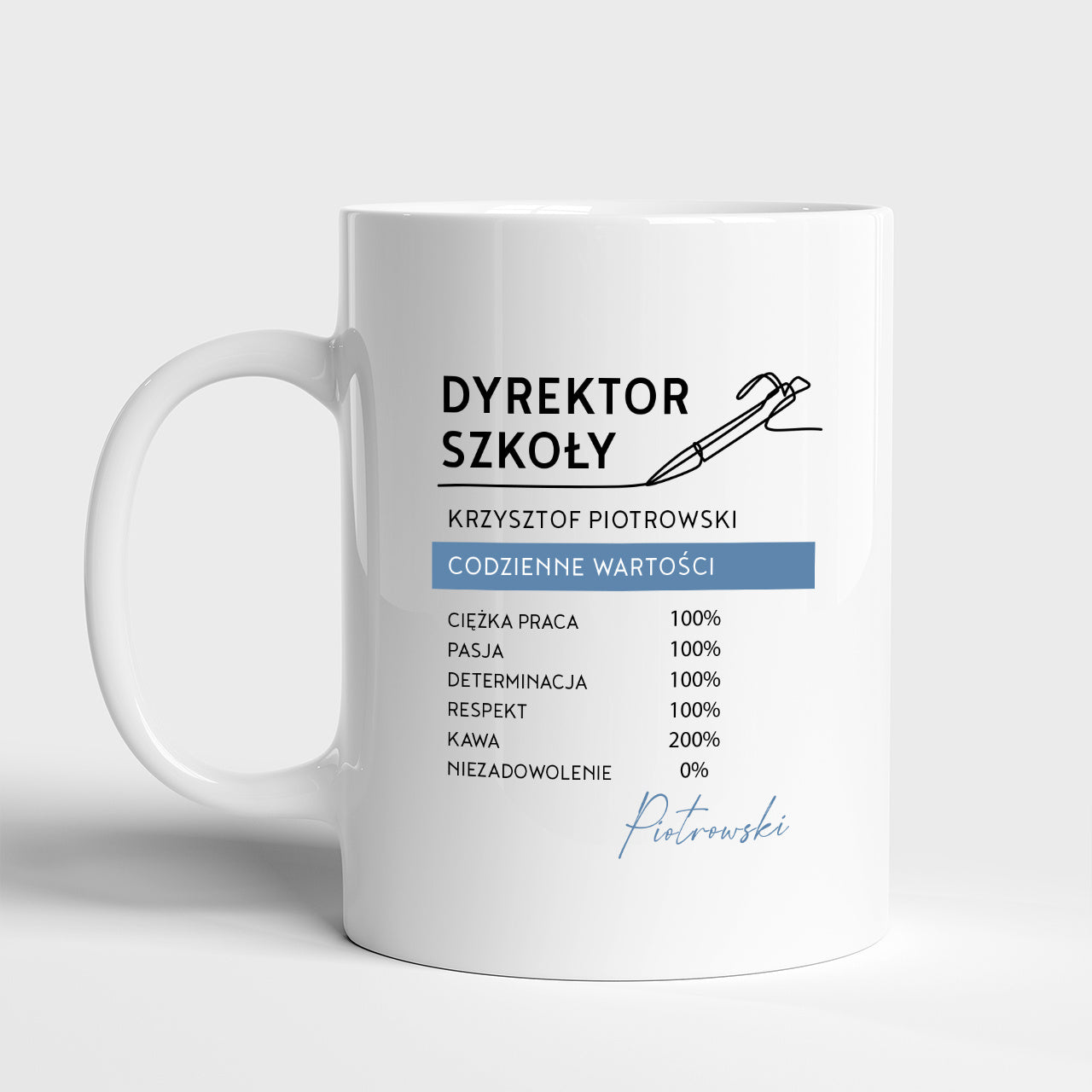 Personalizowany kubek - prezent dla dyrektora szkoły