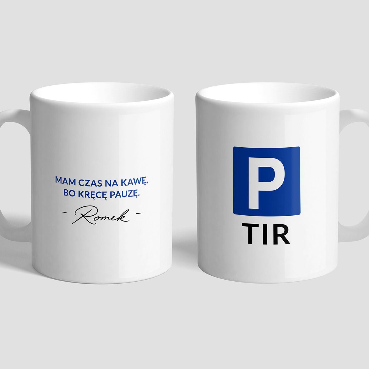 Kubek kierowcy tira - Pauza personalizowany kubek prezent dla kierowcy tira prezent dla tirowca