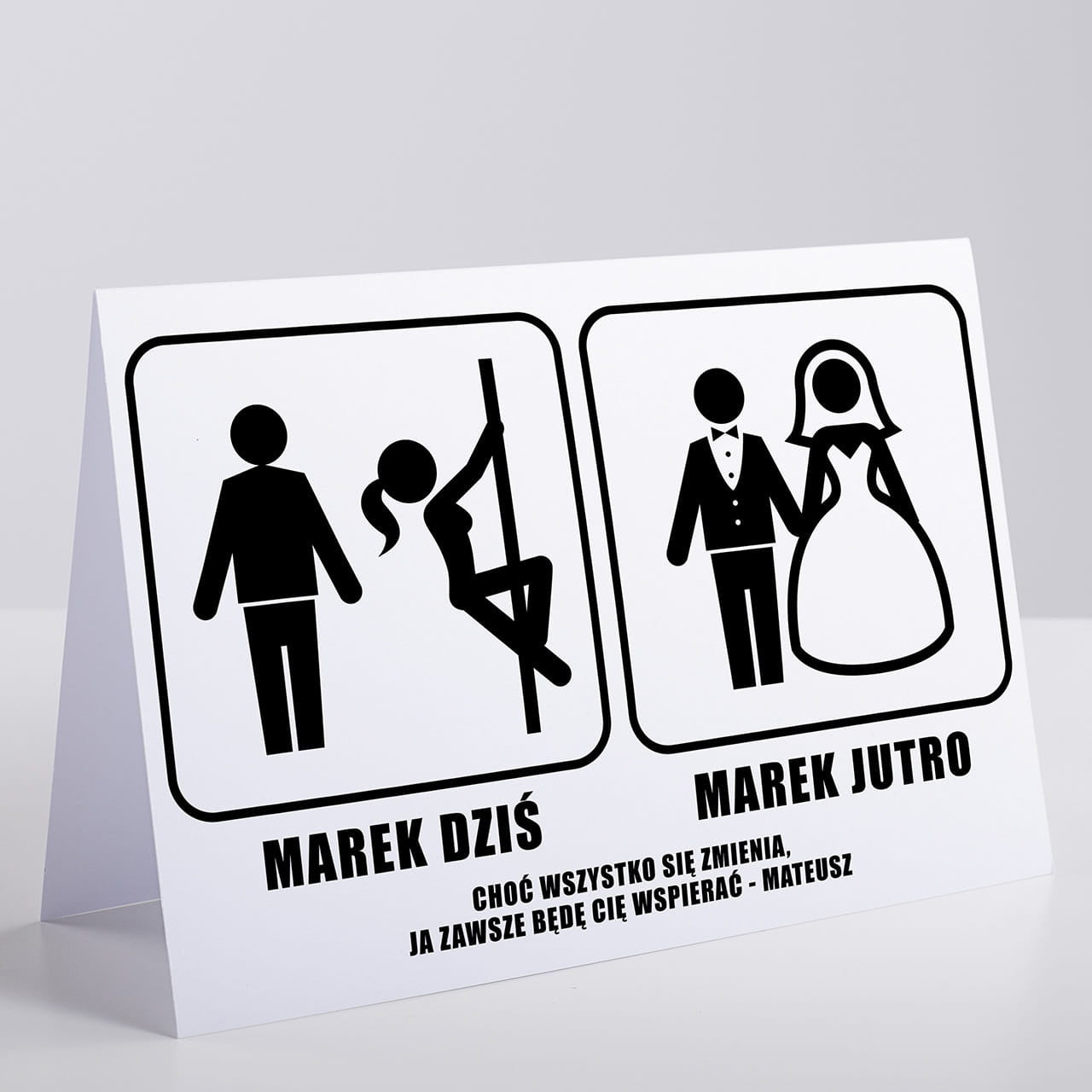Personalizowana kartka na Wieczór Kawalerski