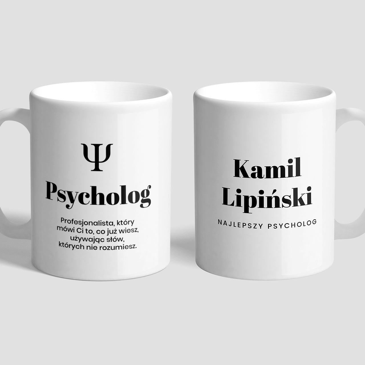 Kubek dla psychologa prezent dla psychologa kubek dla terapeuty upominek dla psychologa prezent dla terapeuty