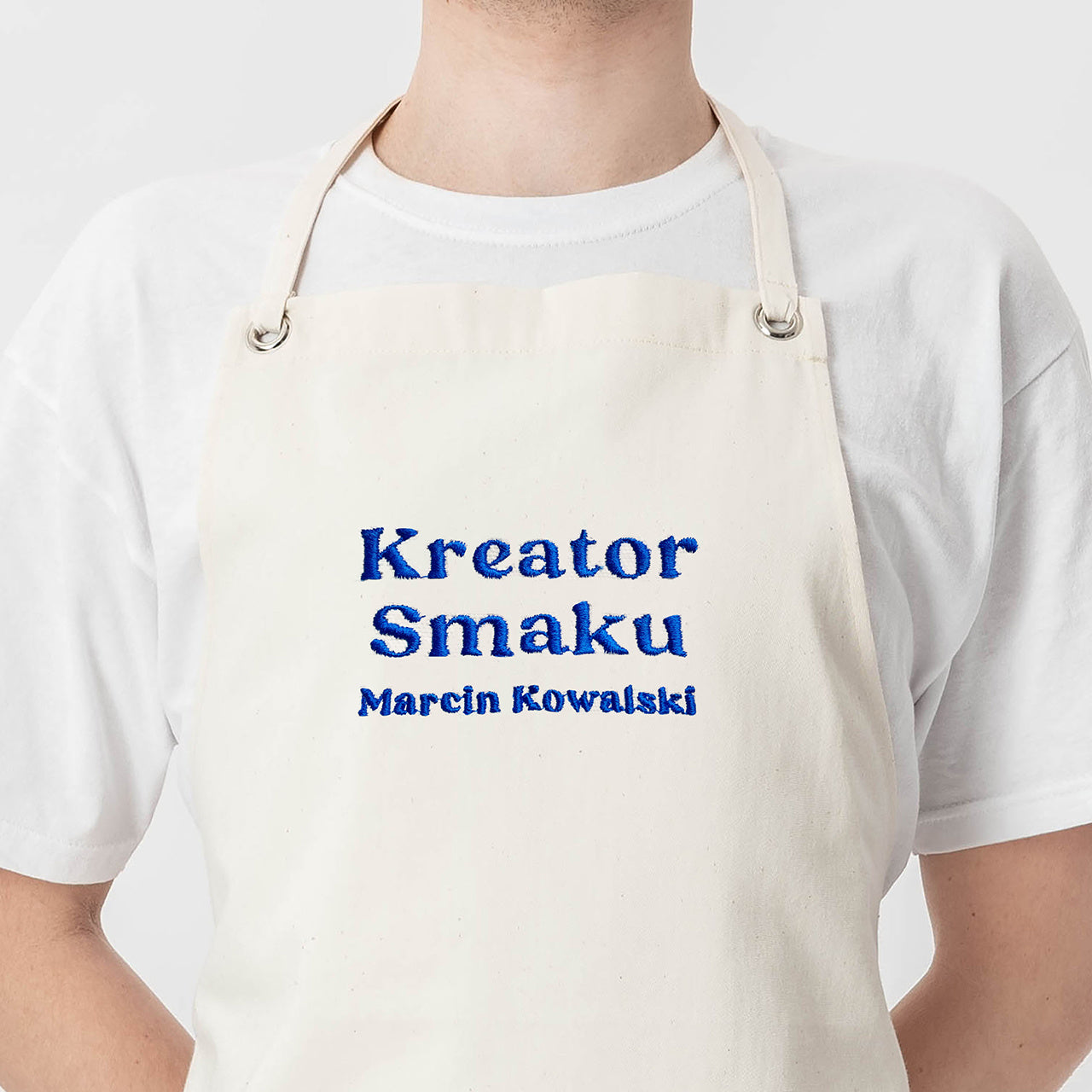 Haftowany fartuch dla mężczyzny - kreator smaku