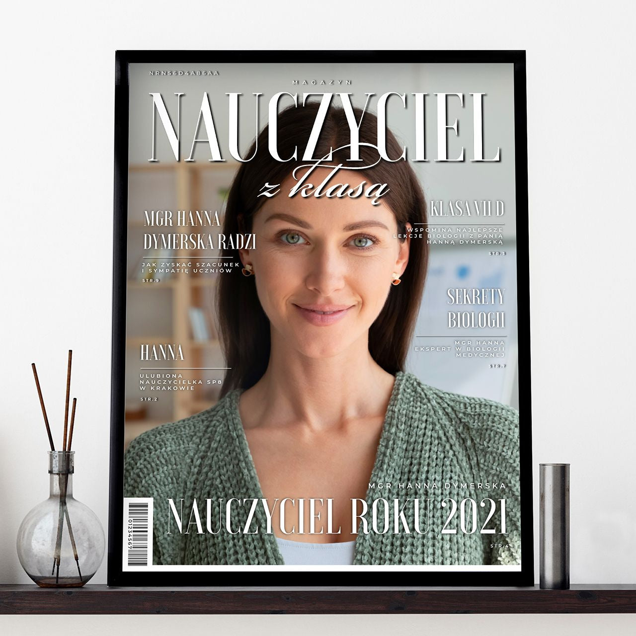 Personalizowany plakat dla nauczyciela -Nauczyciel z klasą