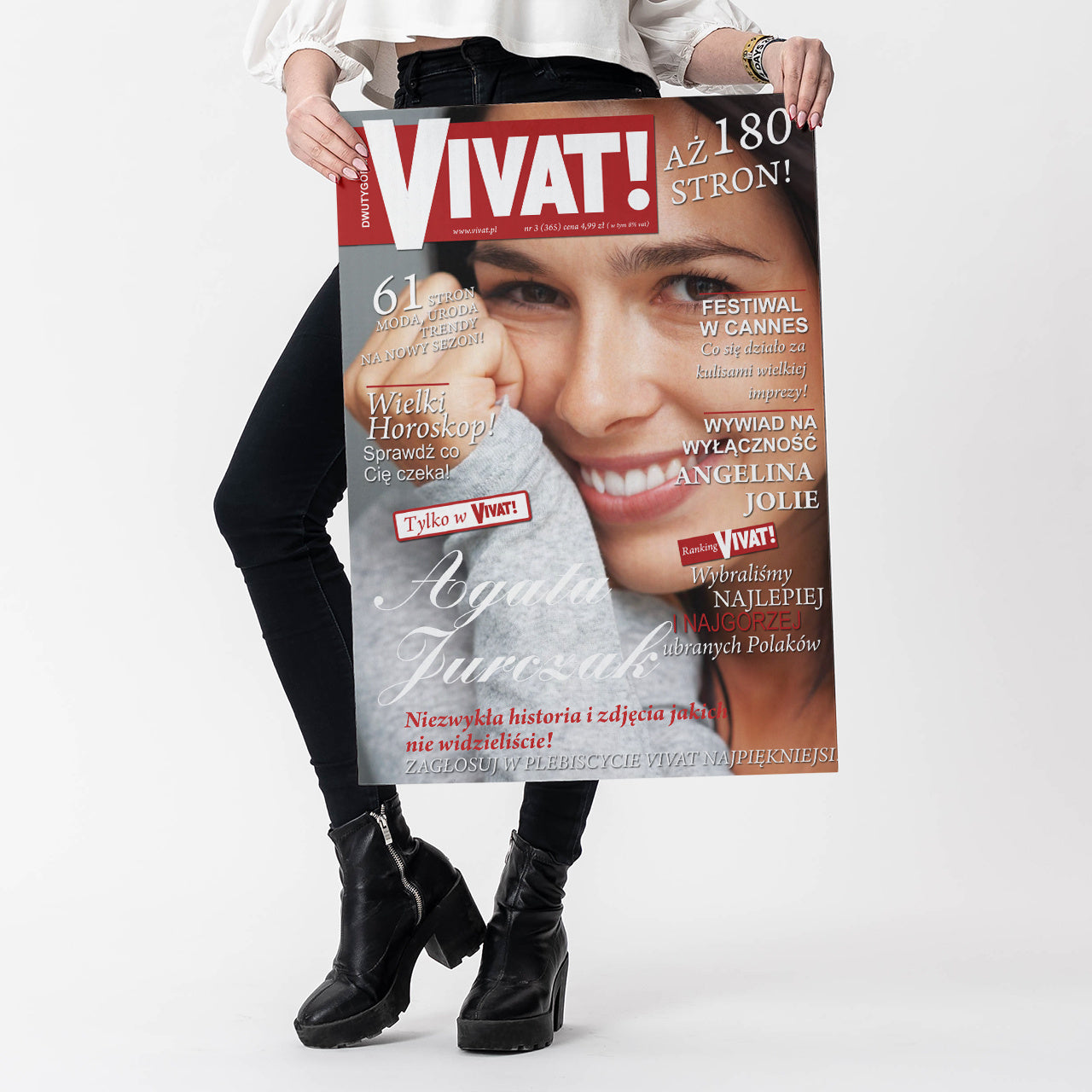 Duża kartka ze zdjęciem dla kobiety - vivat xxl