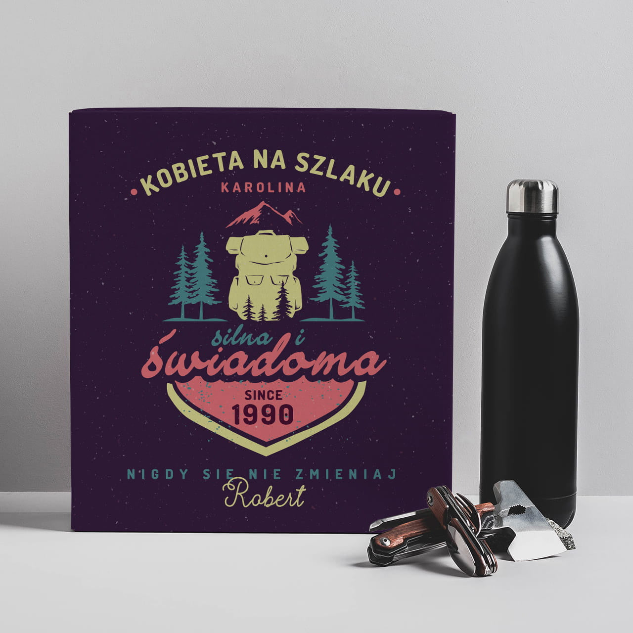 Personalizowany zestaw survivalowy dla miłośniczki gór