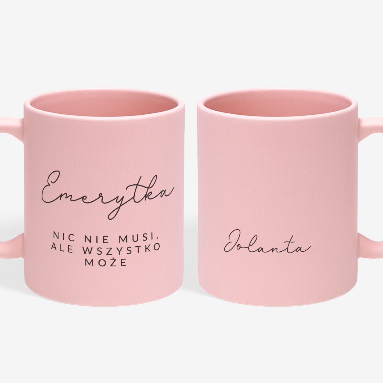 Personalizowany kubek dla emerytki kubek personalizowany prezent na emeryturę prezent dla emerytki