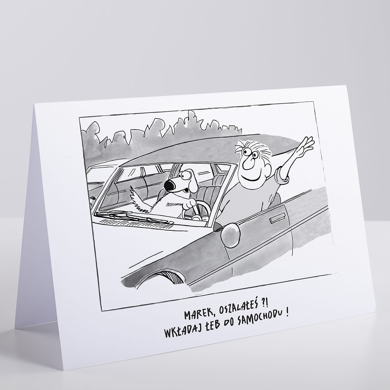 Kartka z okazji zdania na prawo jazdy - Młody Kierowca
