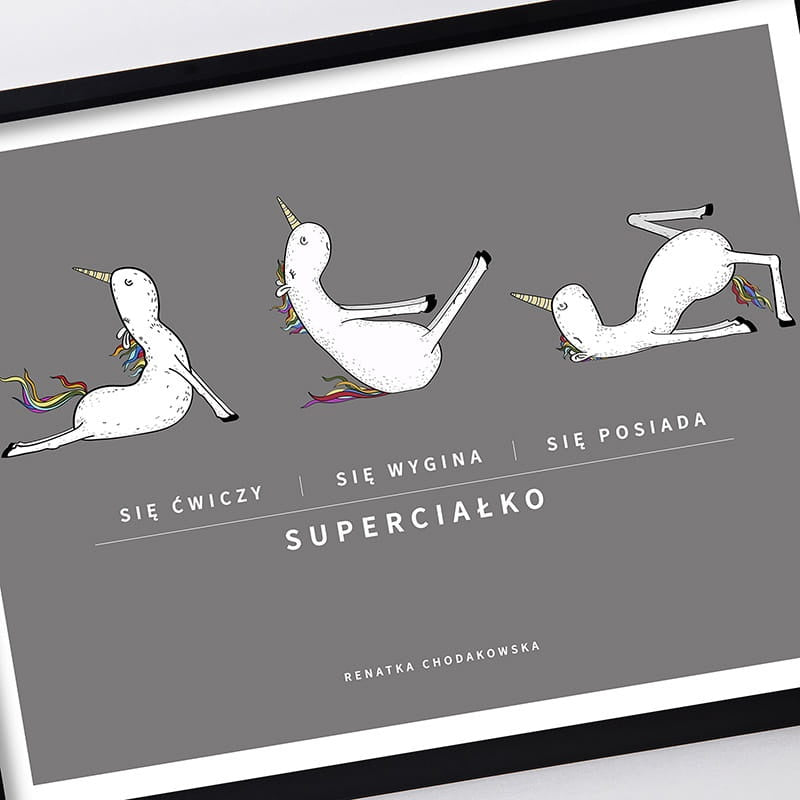 Śmieszny plakat dla przyjaciółki - superciałko