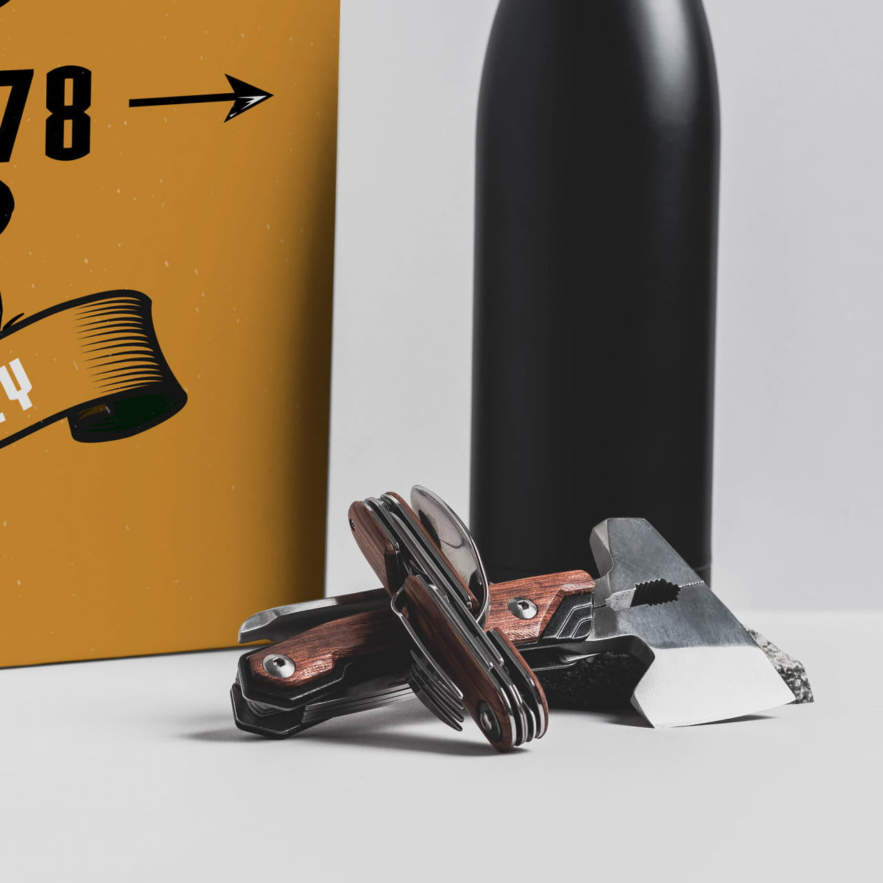 Personalizowany zestaw do survivalu dla grzybiarza zestaw survivalowy prezent dla grzybiarza gadżety dla grzybiarza