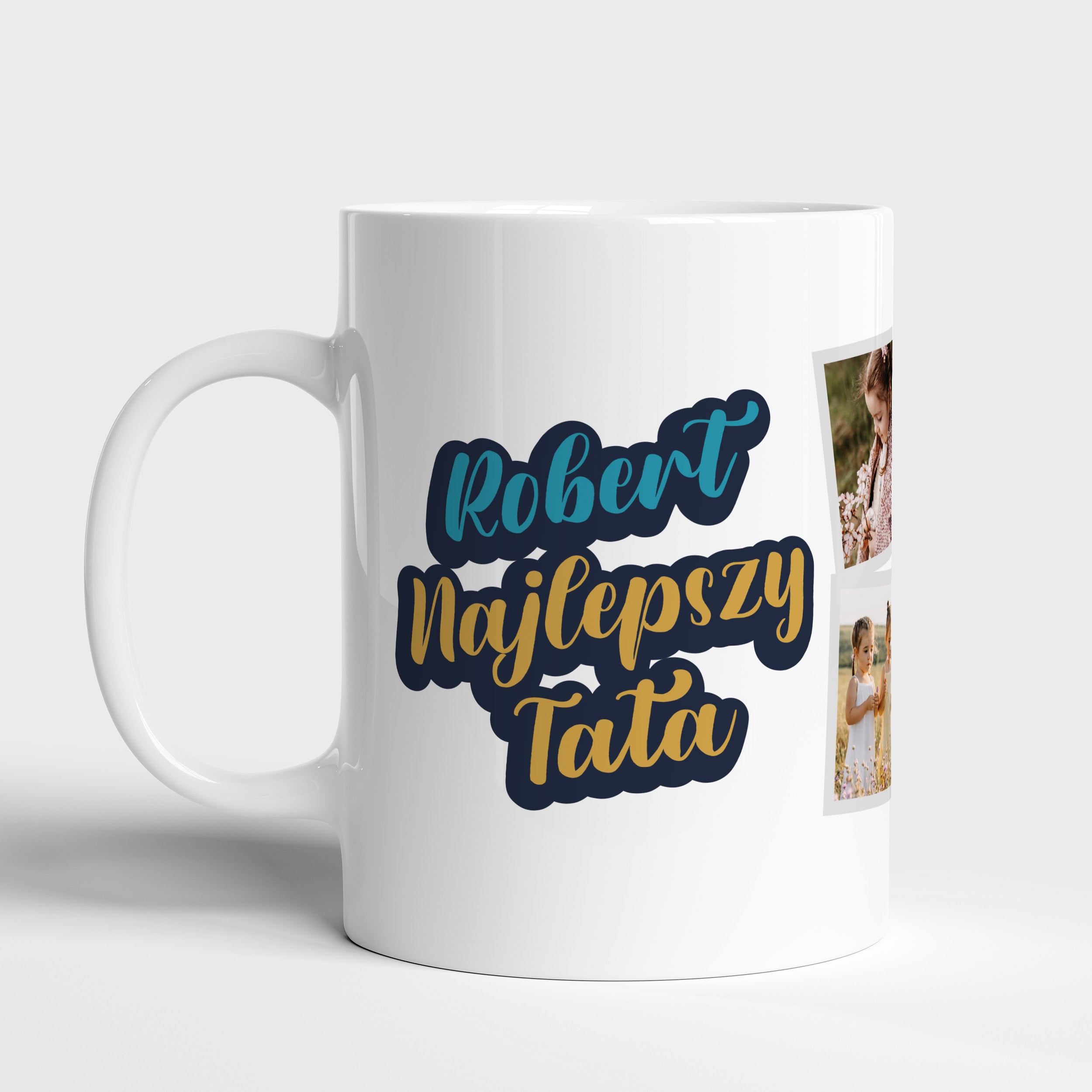 Kubek ze zdjęciami dla taty - Najlepszy Tata
