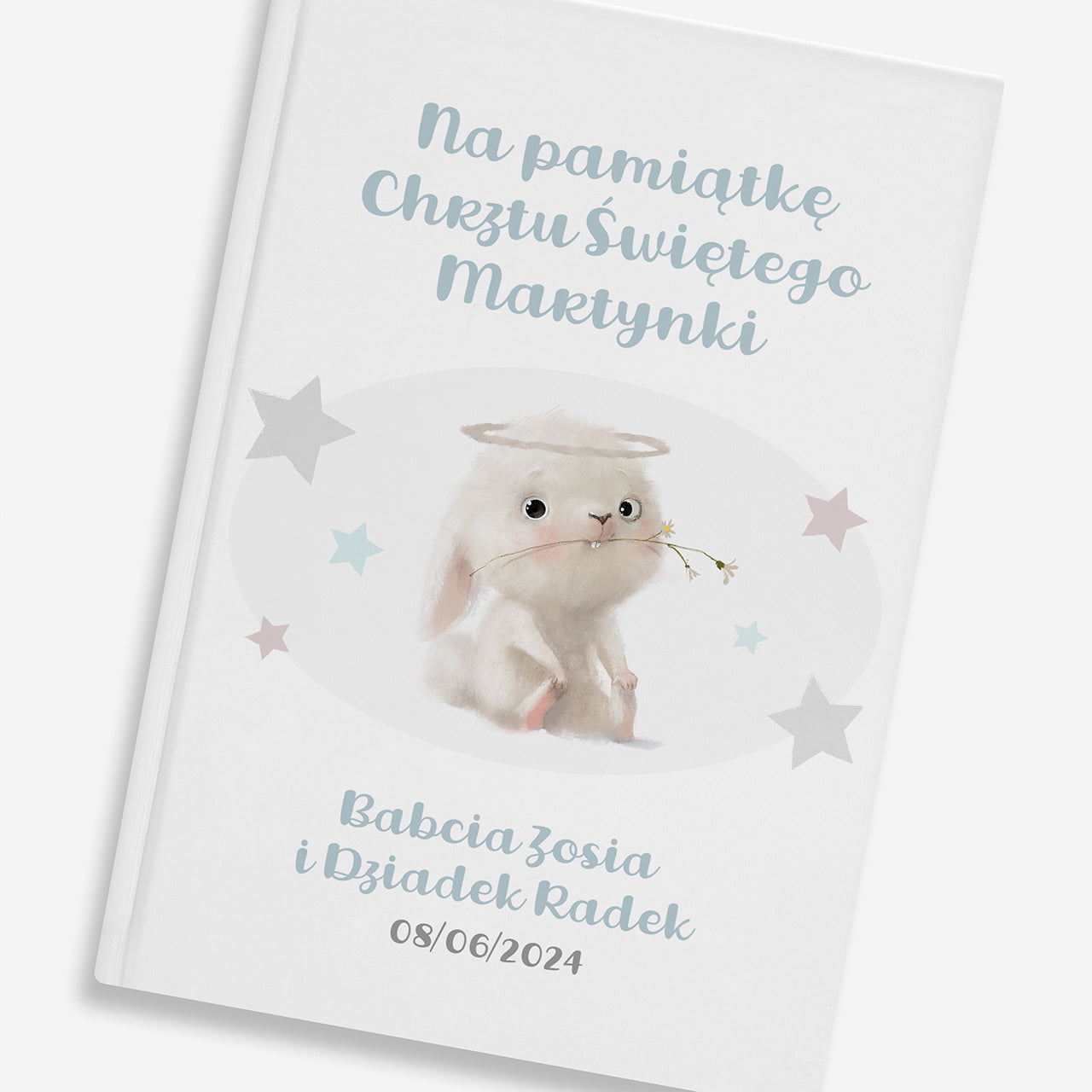 Personalizowana biblia - prezent na chrzest od dziadków