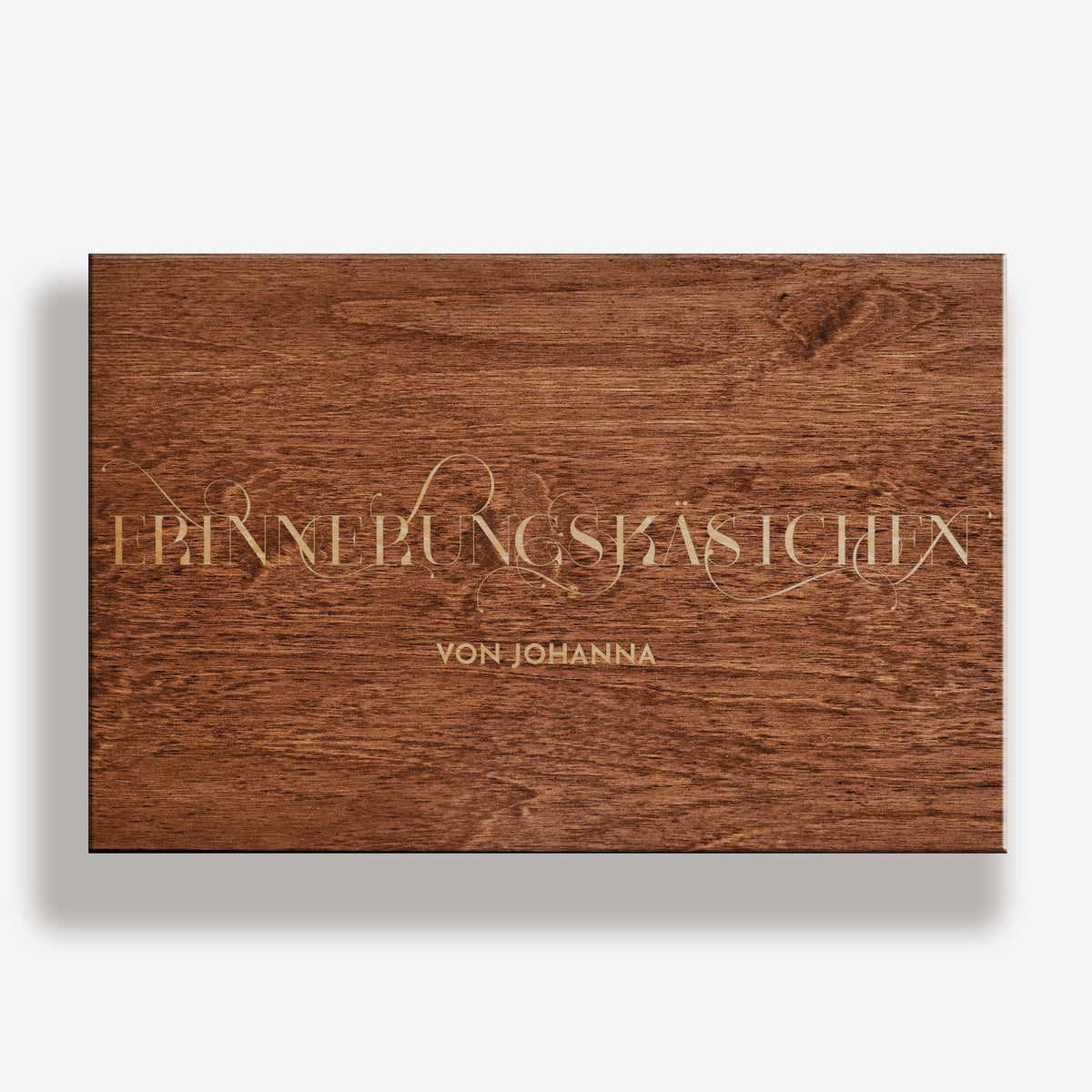Gravierte Erinnerungsbox für Fotos - Geschenk für eine Frau oder die beste Freundin