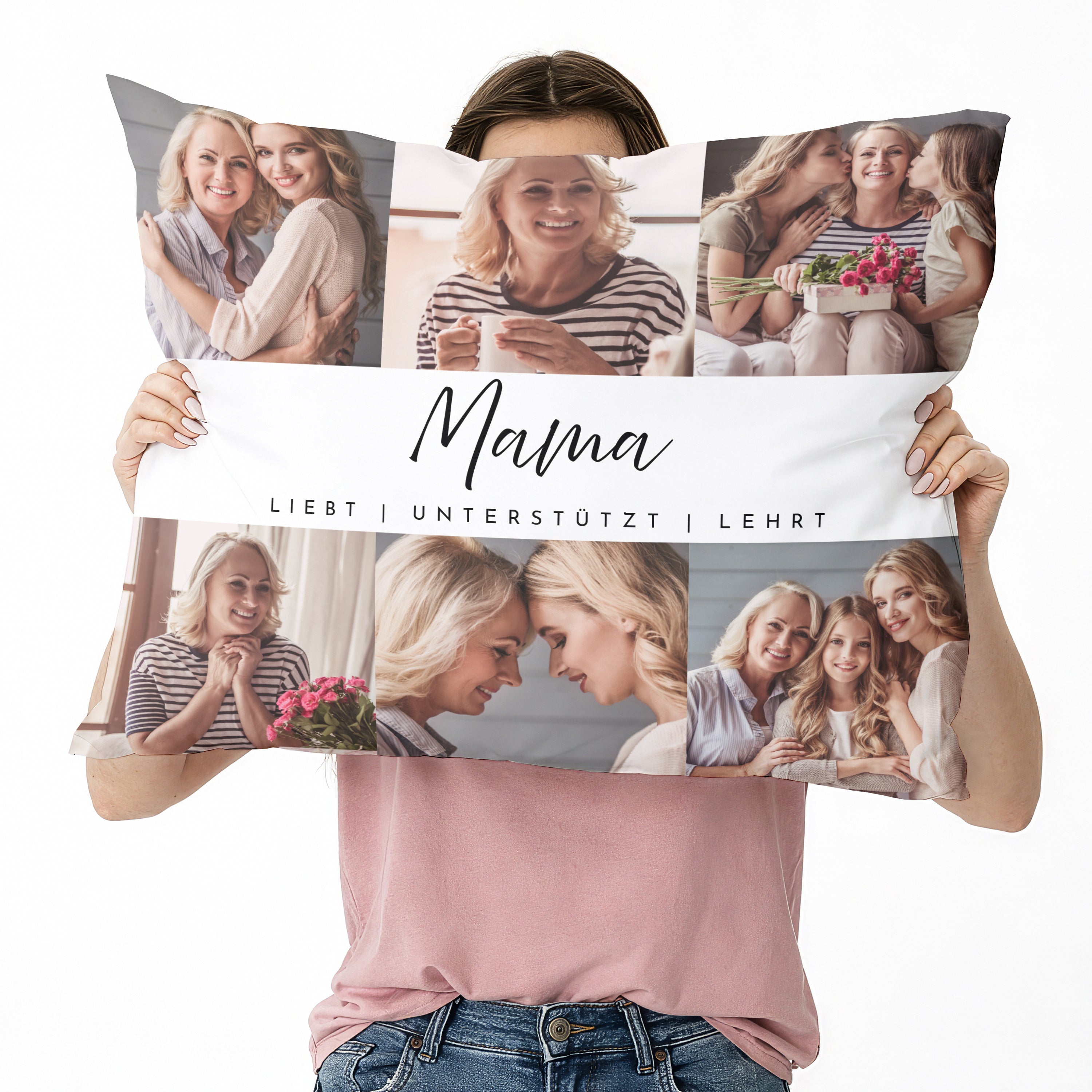 Kissen mit Fotos - ein rührendes Geschenk für Mama 