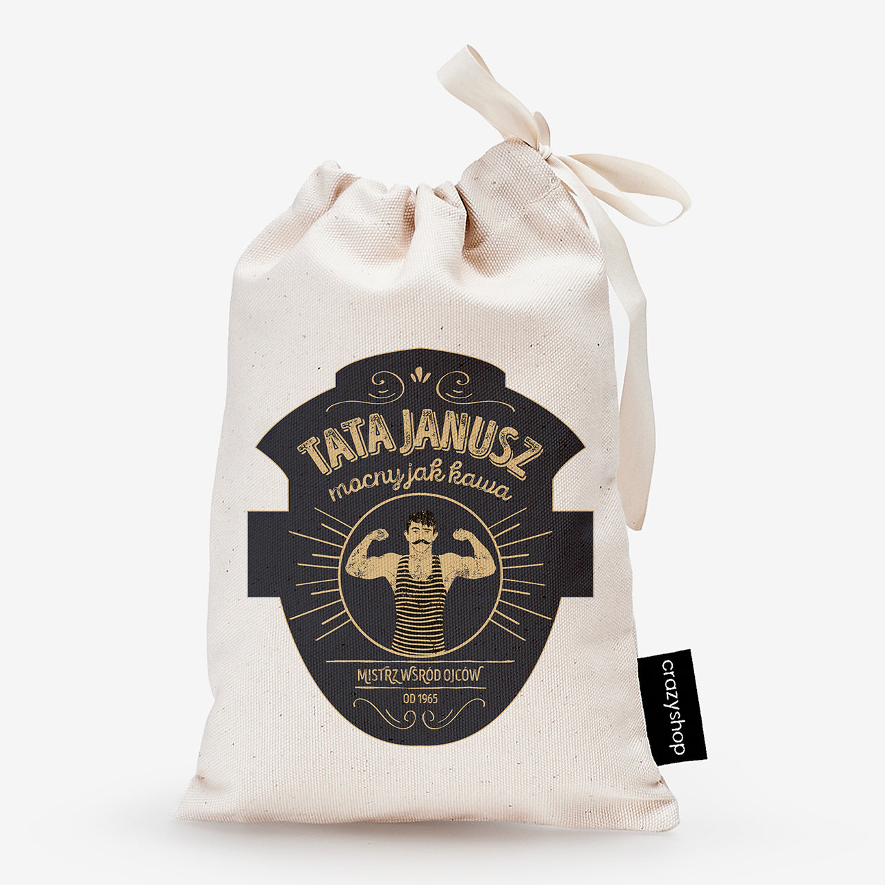 Czekolada i kawa w dedykowanym woreczku - prezent na urodziny dla taty prezent dla taty na urodziny