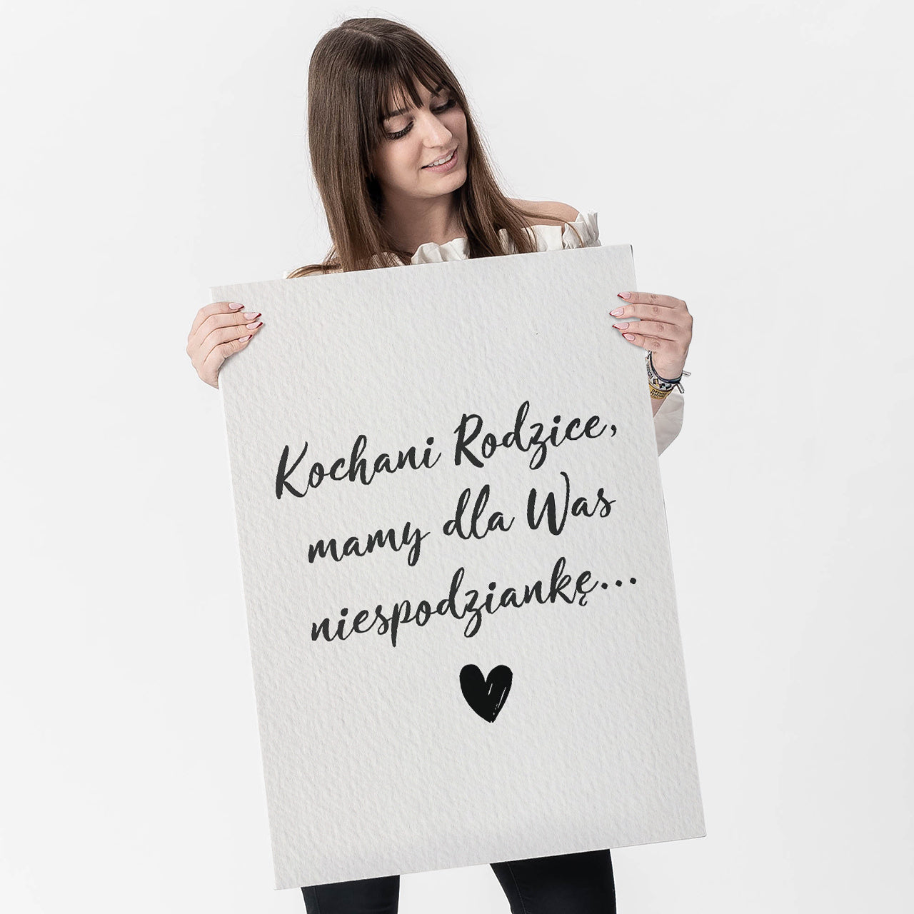 Kartka xxl powiadomienie o ciąży