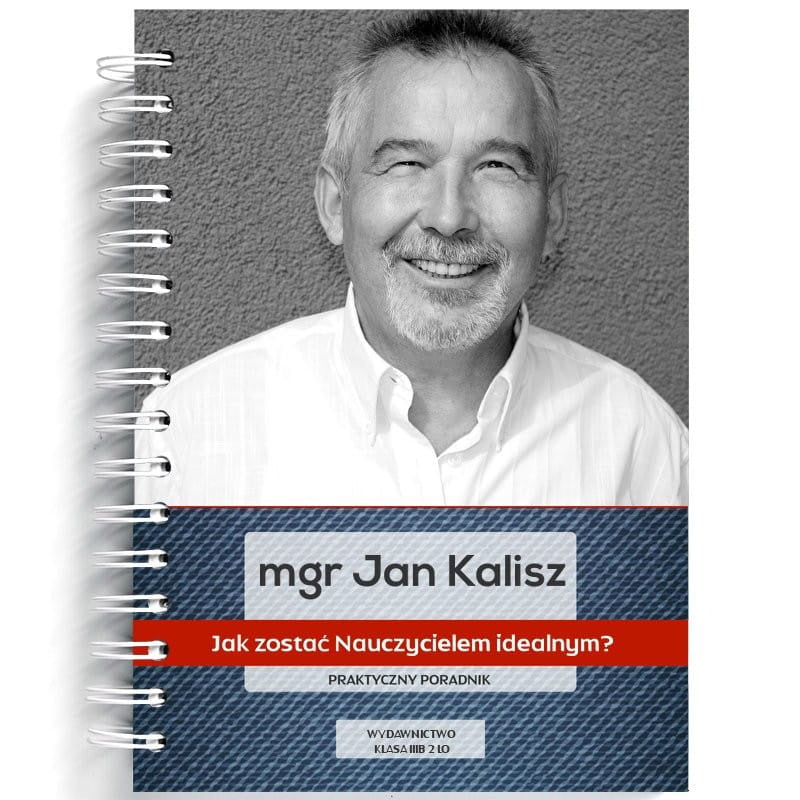 Personalizowany notatnik dla nauczyciela na koniec roku szkolnego