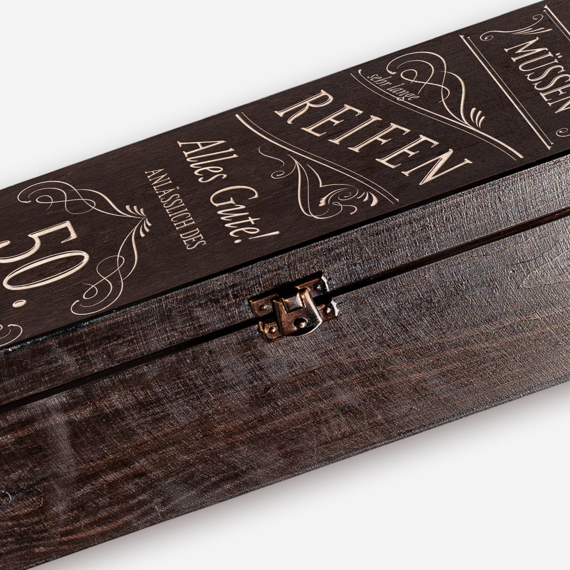 Personalisierte Whisky-Box - GESCHENK ZUM 50. GEBURTSTAG FÜR DEN BRUDER